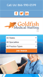 Mobile Screenshot of goldfishmedicalstaffing.com